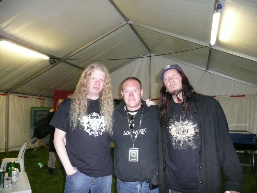 Warrel (right), Jeff Loomis and I, Bloodstock Open Air Festival 2007 